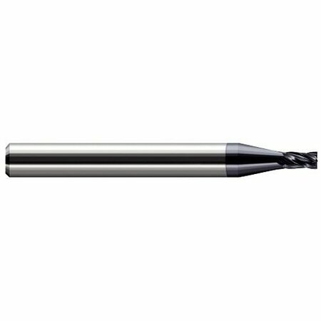 HARVEY TOOL 1.000 mm Cutter dia x 1.500 mm Length of Cut Carbide Metric Square End Mill, 4 Flutes, AlTiN Coated 740722-C3